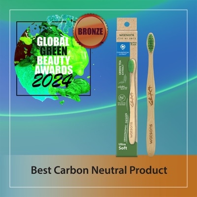 WATSONS GREEN TEA BAMBOO TOOTHBRUSH 1S