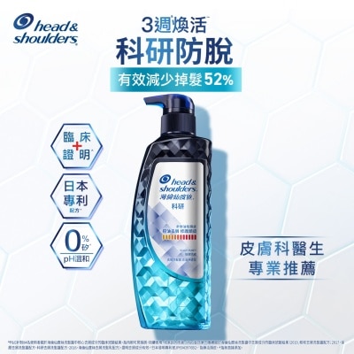 HEAD & SHOULDERS - 海倫仙度絲定製去屑 (嚴重) 科研去屑洗髮露 去油淨透型300毫克 (新舊包裝隨機發貨)