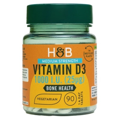 HOLLAND&BARRETT 維他命D3 1000IU 90粒
