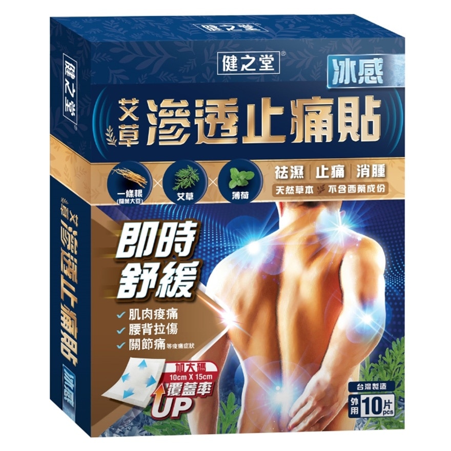  Chinese Herbal Pain Relieving Patch (Ice Cooling) 10S