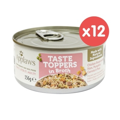 APPLAWS - 雞柳火腿蔬菜狗罐頭 (156g x12) 898430 APP-3035_12