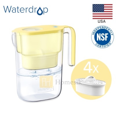 Waterdrop Elfin 系列滤水壶 2.8L (黄) WD-PT-05Y (商家直送-5个工作天内送到府上)