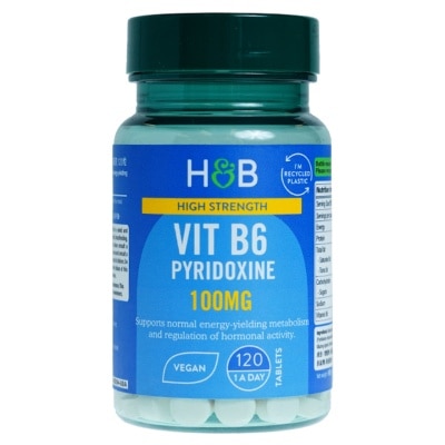 HOLLAND & BARRETT 高效维他命B6 100毫克 120粒