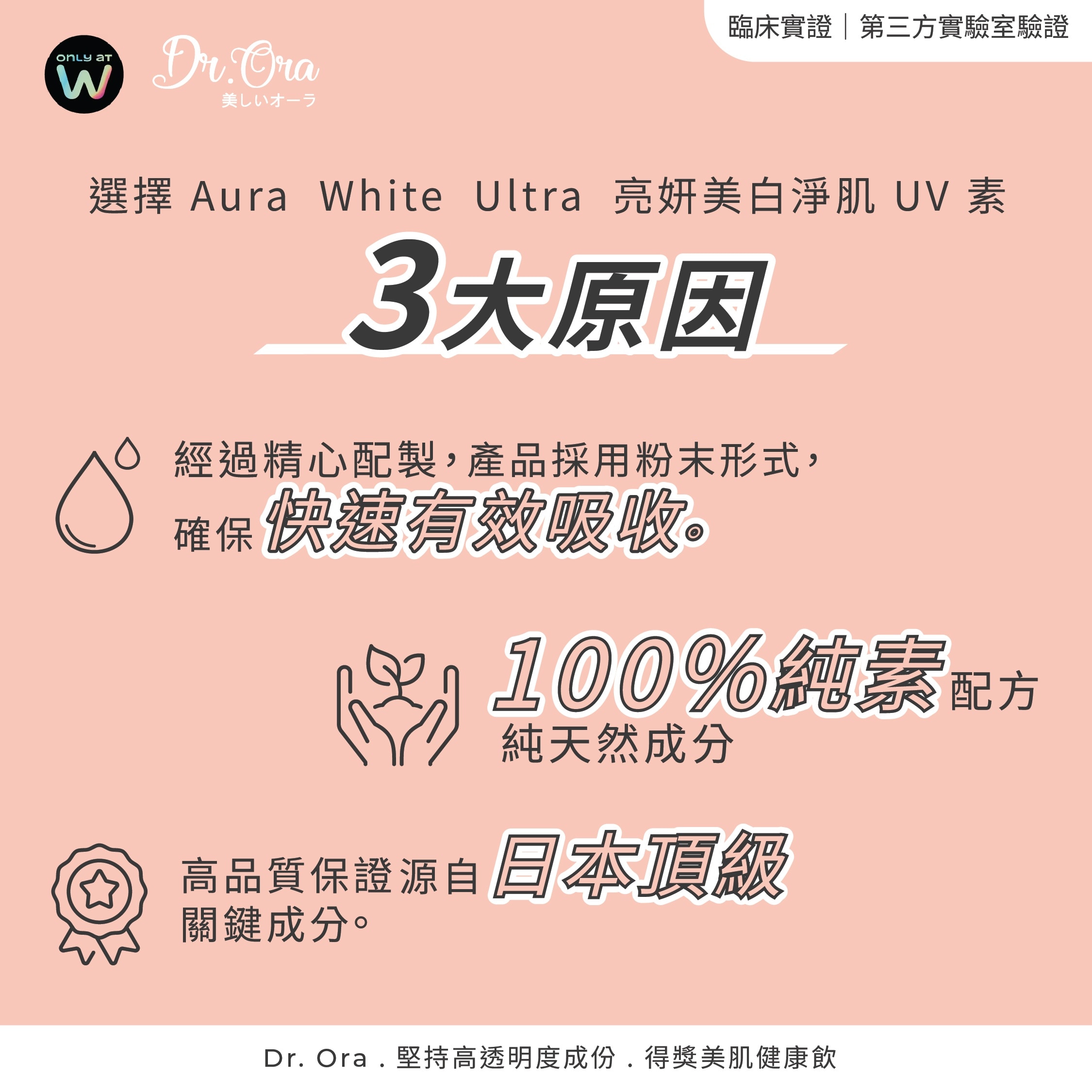 DR ORA AURA WHITE ULTRA 15S