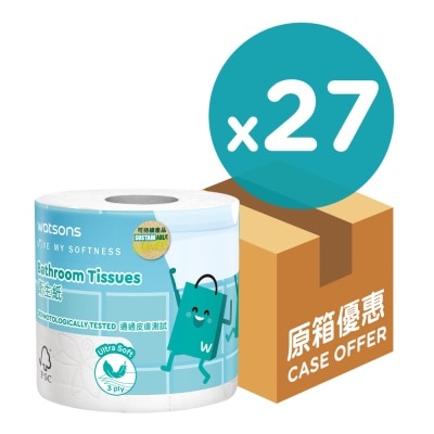 WATSONS WATSBAG BATHROOM TISSUES 27S (FSC CERTIFIED)