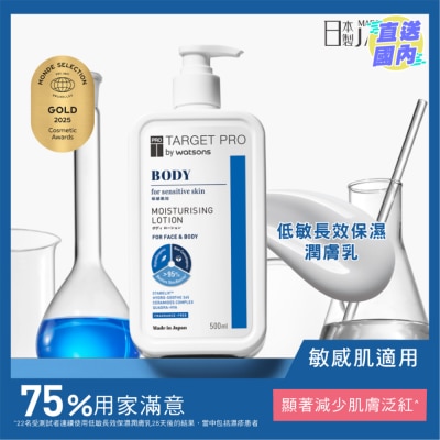 TARGETPRO BY WATSONS 低敏長效保濕潤膚乳