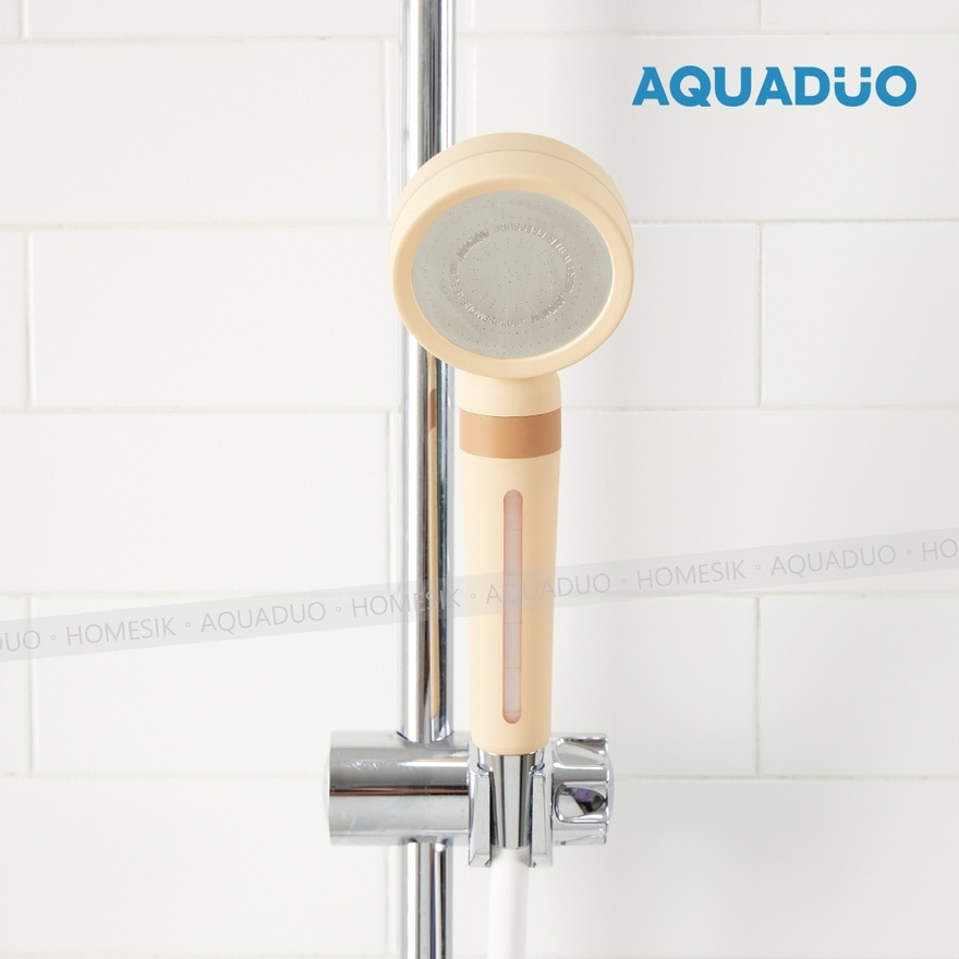 BLOSSOM WIDE SHOWERHEAD - BEIGE - Buy any Aquaduo products upon $500 Free $50 Ice-cream Voucher (SUPPLIER DELIVERY–5 WORKING DAYS;FREE DELIVERY UPON $500)