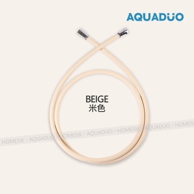 AQUADUO PVC SHOWER HOSE (1.5M)-BEIGE - Buy any Aquaduo products upon $500 Free $50 Ice-cream Voucher  (SUPPLIER DELIVERY–5 WORKING DAYS;FREE DELIVERY UPON $500)