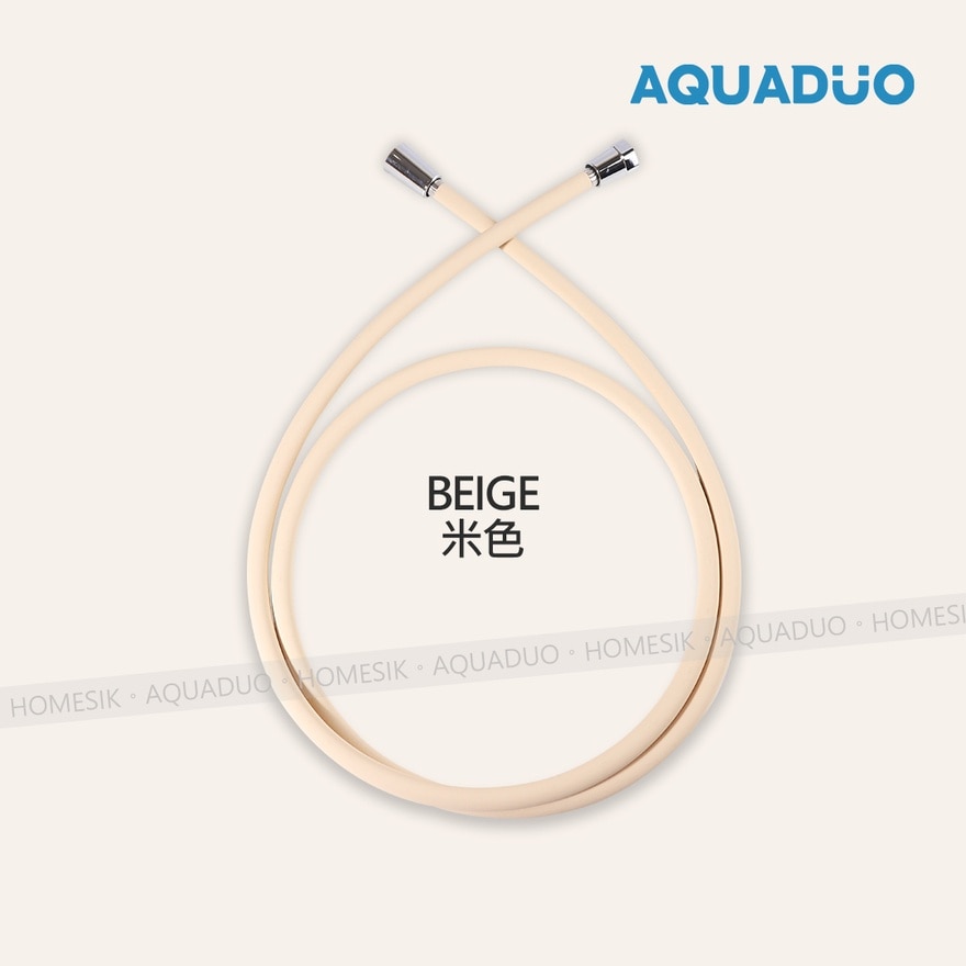 PVC SHOWER HOSE (1.5M)-BEIGE - Buy any Aquaduo products upon $500 Free $50 Ice-cream Voucher  (SUPPLIER DELIVERY–5 WORKING DAYS;FREE DELIVERY UPON $500)