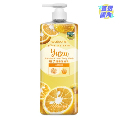 WATSONS YUZU GEL BODYWASH 1000ML
