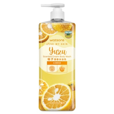 WATSONS YUZU GEL BODYWASH 1000ML