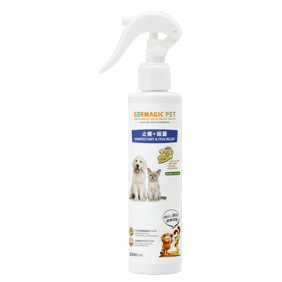 GERMAGIC PET 12 Hours Disinfectant and Itch Relief Spray For Pet 200ml (FREE DELIVERY UPON $400;SUPPLIER DELIVERY–5 WORKING DAYS)