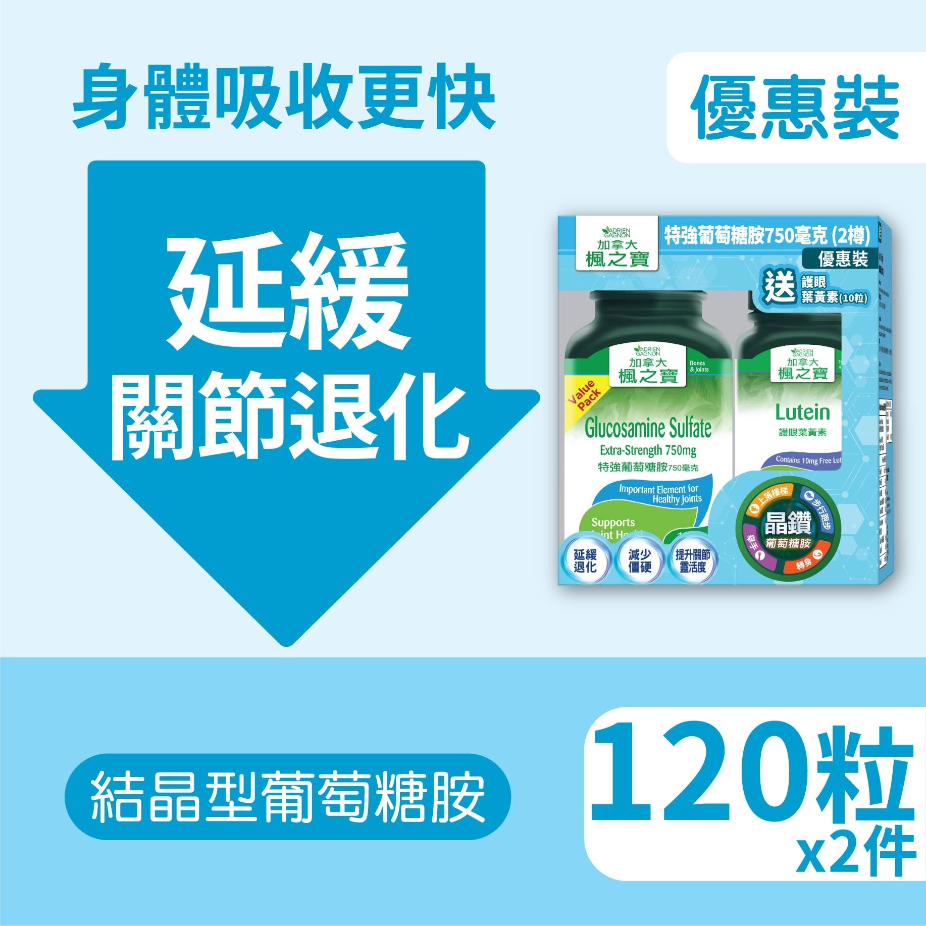 Gloucosamine Sulfate Extra Strength 750 mg Bonus Pack