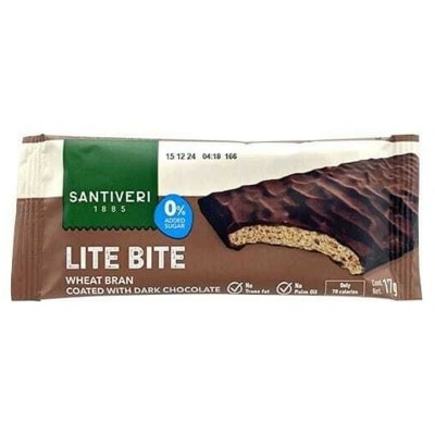 SANTIVERI 輕量裝無糖高纖黑朱古力全麥多士