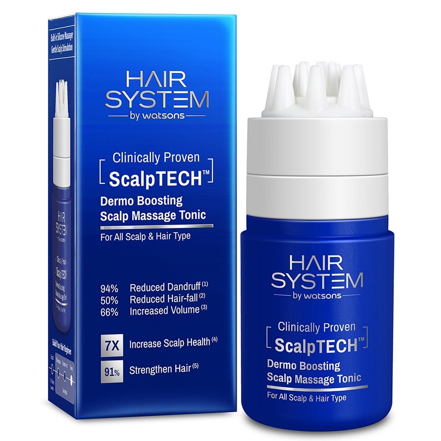 HAIR SYSTEM BY WATSONS SCALPTECH™ DERMO 头皮按摩养发液 80ML