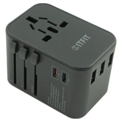 GM ITFIT 35.5W UNIVERSAL TRAVEL ADAPTER