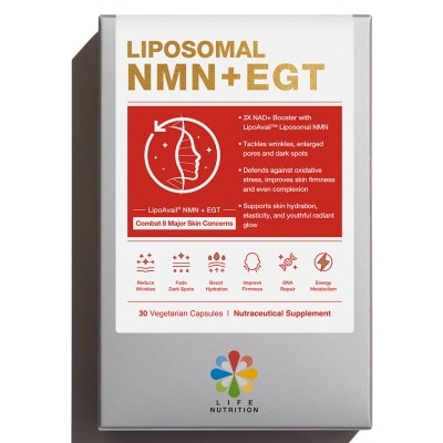 LIFE NUTRITION LIFE NUTRITION 脂質體 NMN+EGT 30粒