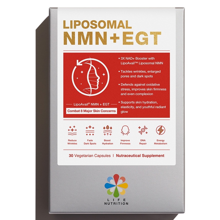 LIFE NUTRITION 脂質體 NMN+EGT 30粒