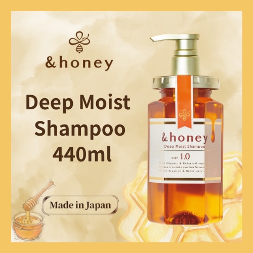 &HONEY 安蒂花子水感豐盈蜂蜜滋養洗髮水 440ML