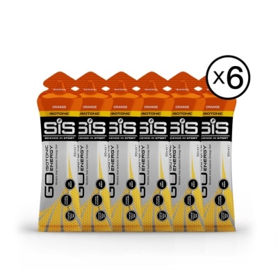SIS GO ISOTONIC ENERGY GEL ORANGE X6
