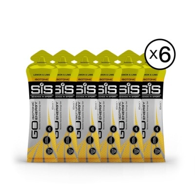 SIS GO ISOTONIC ENERGY GEL LEMON X6