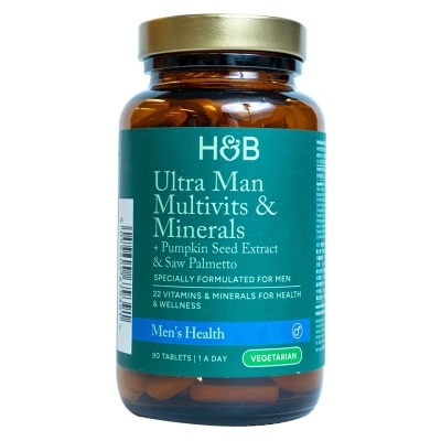 HOLLAND & BARRETT H&B 男士综合维他命及矿物质 90粒