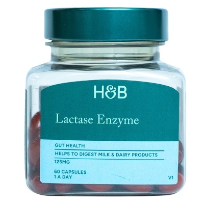HOLLAND&BARRETT - H&B 速效乳糖酵素補充劑 125毫克 60粒