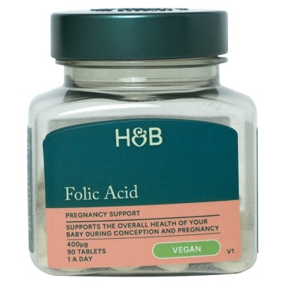 HOLLAND & BARRETT 叶酸 400微克 90粒