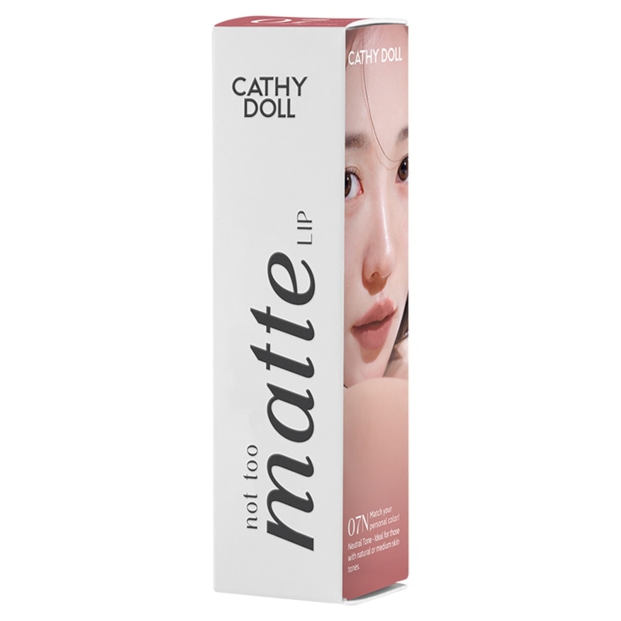 CATHY DOLL NOT TOO MATTE LIP #07 SEE RIGHT THROUGH