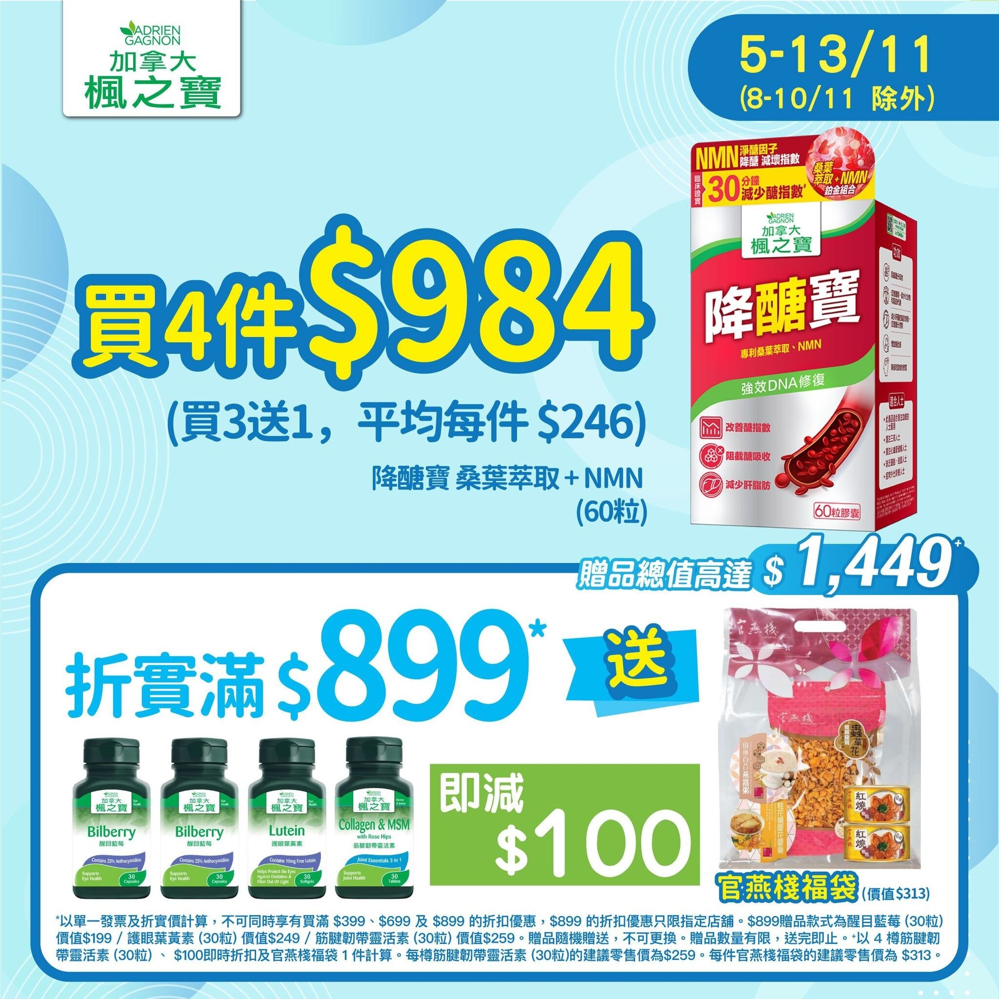 DEGLUCOSE + NMN (60 CAPS)