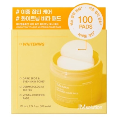 JM SOLUTION VITA DUO WHITENING TONER PADS 100S