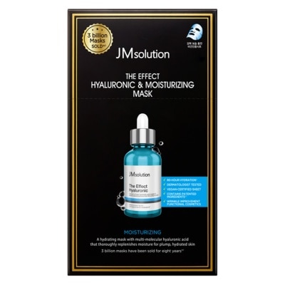 JM SOLUTION THE EFFECT HYALURONIC & MOISTURIZING MASK 10S