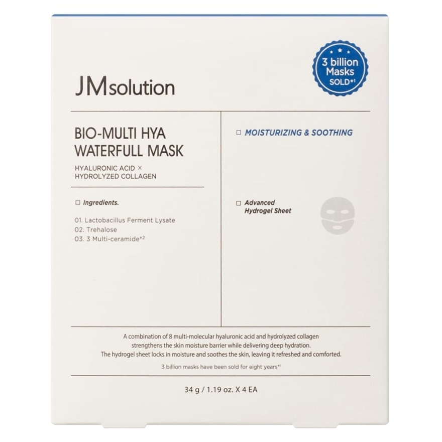 JM SOLUTION BIO-MUTLI HYALURONIC WATERFULL MASK