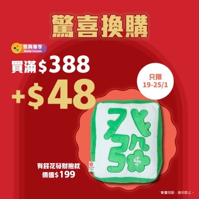 RICH FLOWER RICH FLOWER FAT CHOY CUSHION