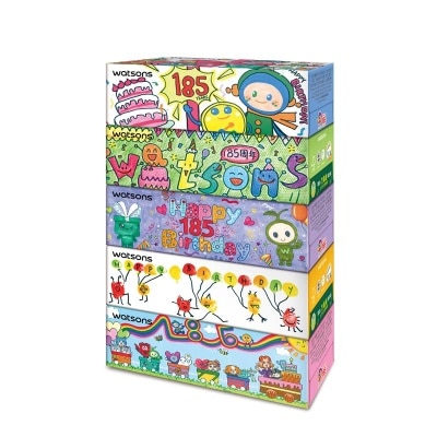 WATSONS - 185 DRAWING VELVET FACIAL TISSUE (BOX)