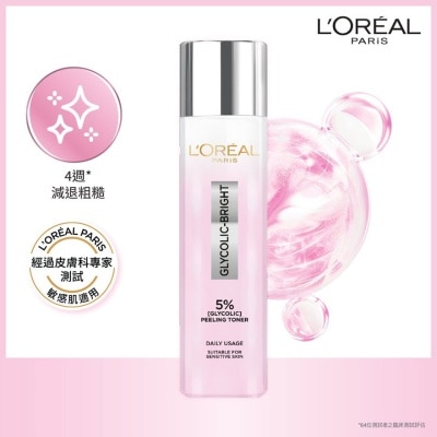 L'OREAL - GLYCOLIC BRIGHT GLOWING PEELING TONER 128ML
