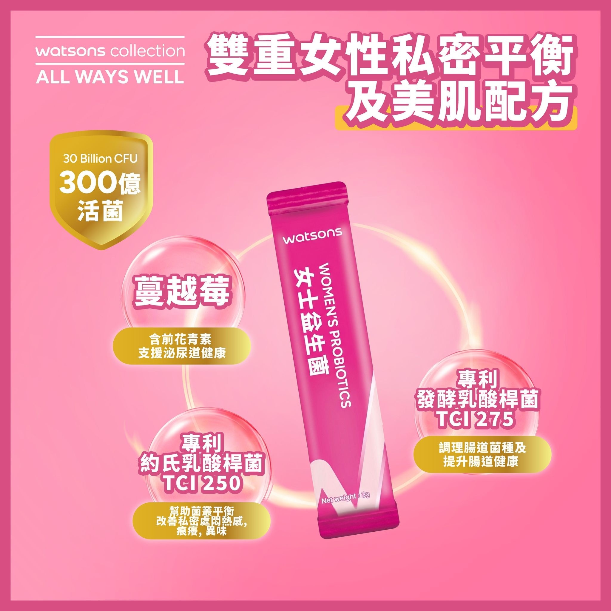 屈臣氏女士益生菌