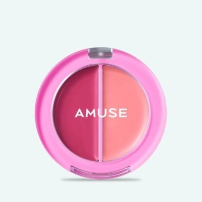 AMUSE - 唇颊两用双色胭脂膏 - 04 葡萄