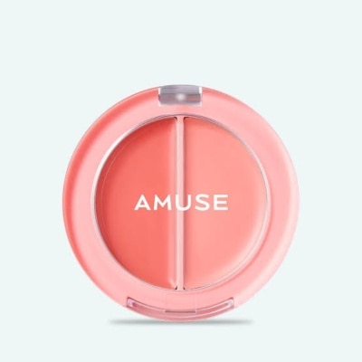 AMUSE - 唇颊两用双色胭脂膏 - 01 蜜桃