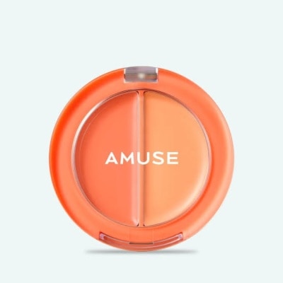 AMUSE - 唇颊两用双色胭脂膏- 02 芒果