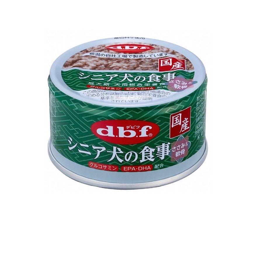 老犬鸡肉+猪软骨 (葡萄糖胺+DHA 配合) 狗罐头 (85g) - d.b.f
