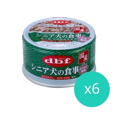 D.B.F - [6罐優惠] ]老犬雞肉+豬軟骨 (葡萄糖胺+DHA 配合) 狗罐頭 (85g x6) - d.b.f