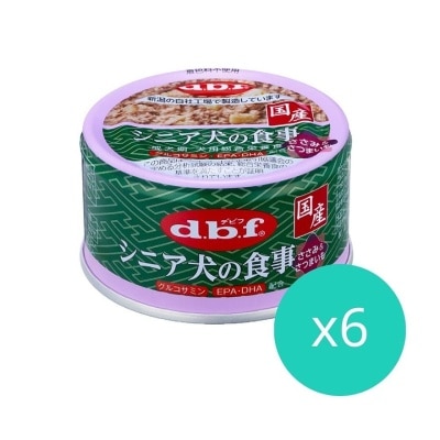 D.B.F - [6 Cans] Chicken for senior (with Glucosamine and DHA) Dog Can (85g x6)- d.b.f