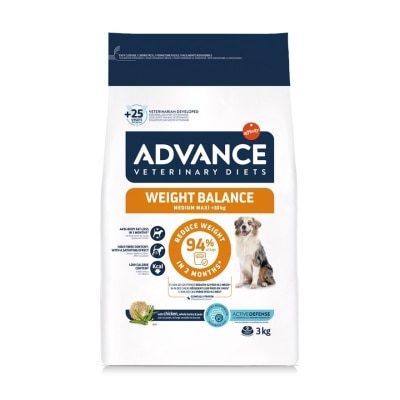 ADVANCE PET FOOD - AVET DOG WEIGHT BALANCE MEDIUM-MAXI (3KG) 152301