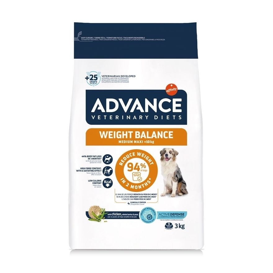 处方狗粮 – 减肥专用 (3KG) 152301 处方粮 ADVANCE