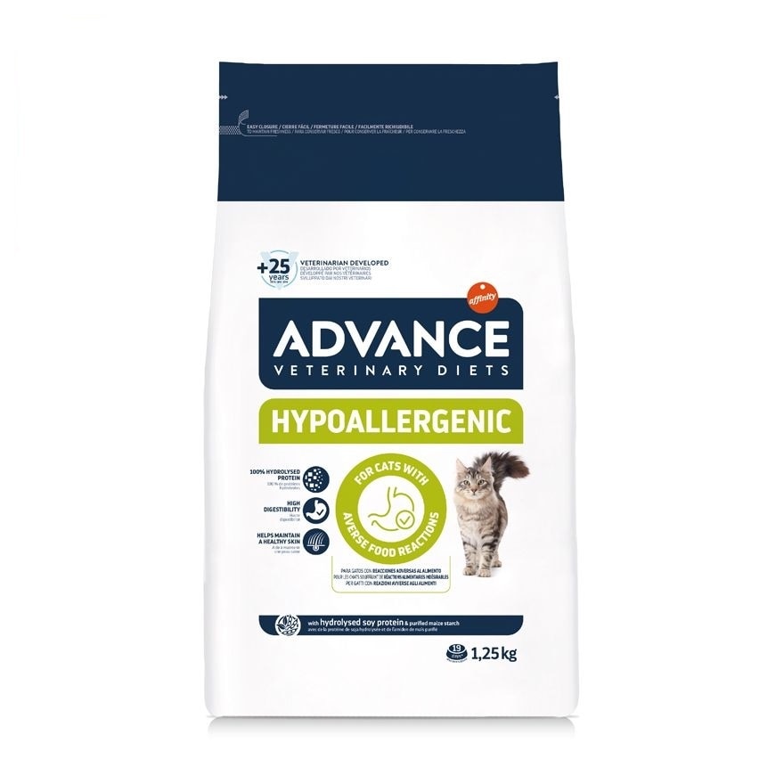 处方猫粮 -低过敏源专用 (1.25KG) 541921 处方粮 ADVANCE