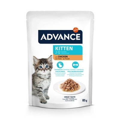 ADVANCE PET FOOD - 日常幼猫湿粮 – 鸡肉 (85g) 564449