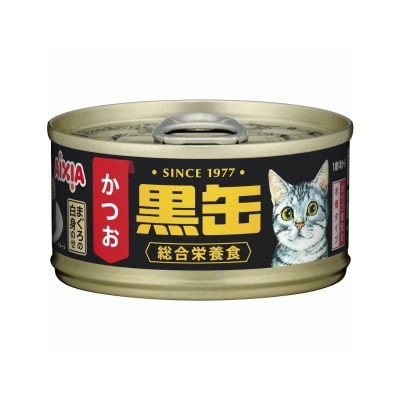 AIXIA - 黑缶系列 吞拿魚加鰹魚 貓罐頭 (80g) AIXIA