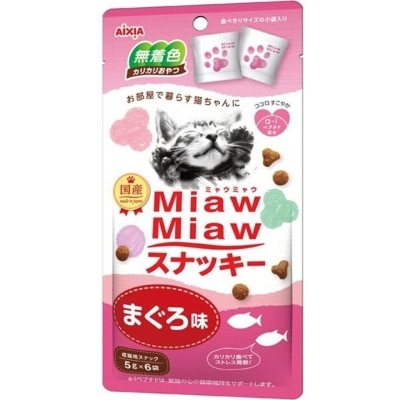 AIXIA - Miaw Miaw 貓曲奇餅小食 - 吞拿魚味 (30g) AIXIA