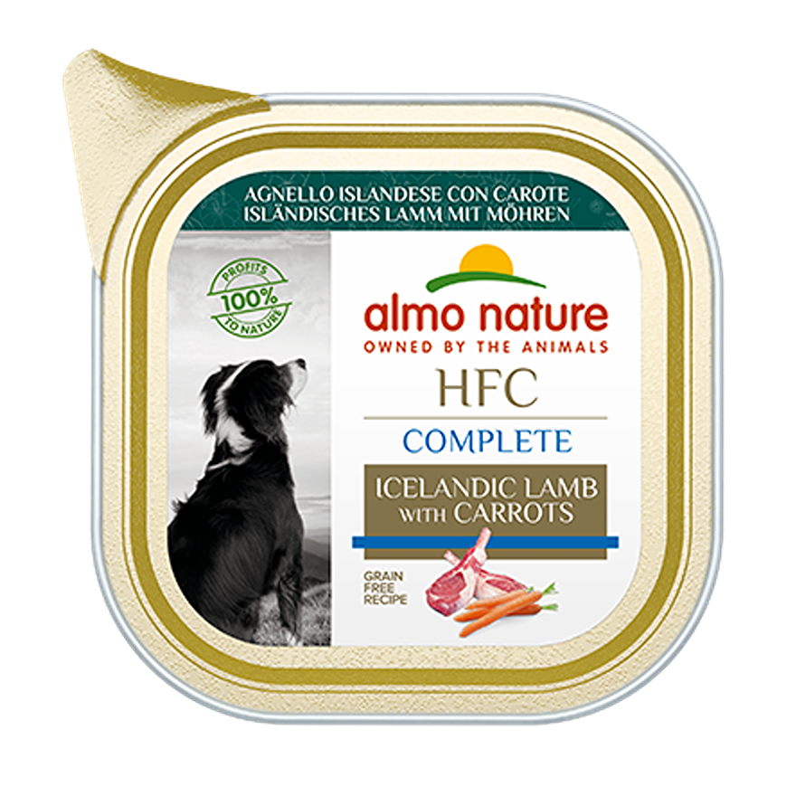 HFC Complete Icelandic Lamb with Carrots (85g) almo nature Dog Wet Food